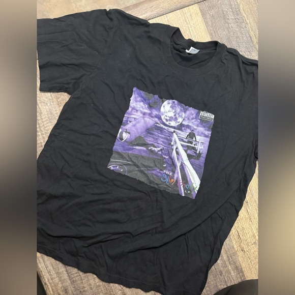 other Other - The Slim Shady Album Cover - Moonlit Graphic Black T-Shirt
